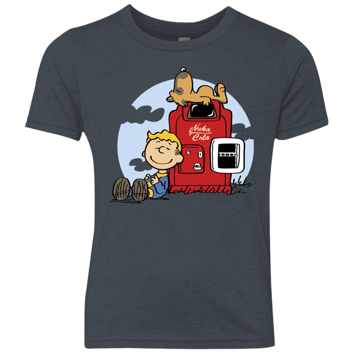 T-Shirts Vintage Navy / YXS Dogmuts Youth Triblend T-Shirt