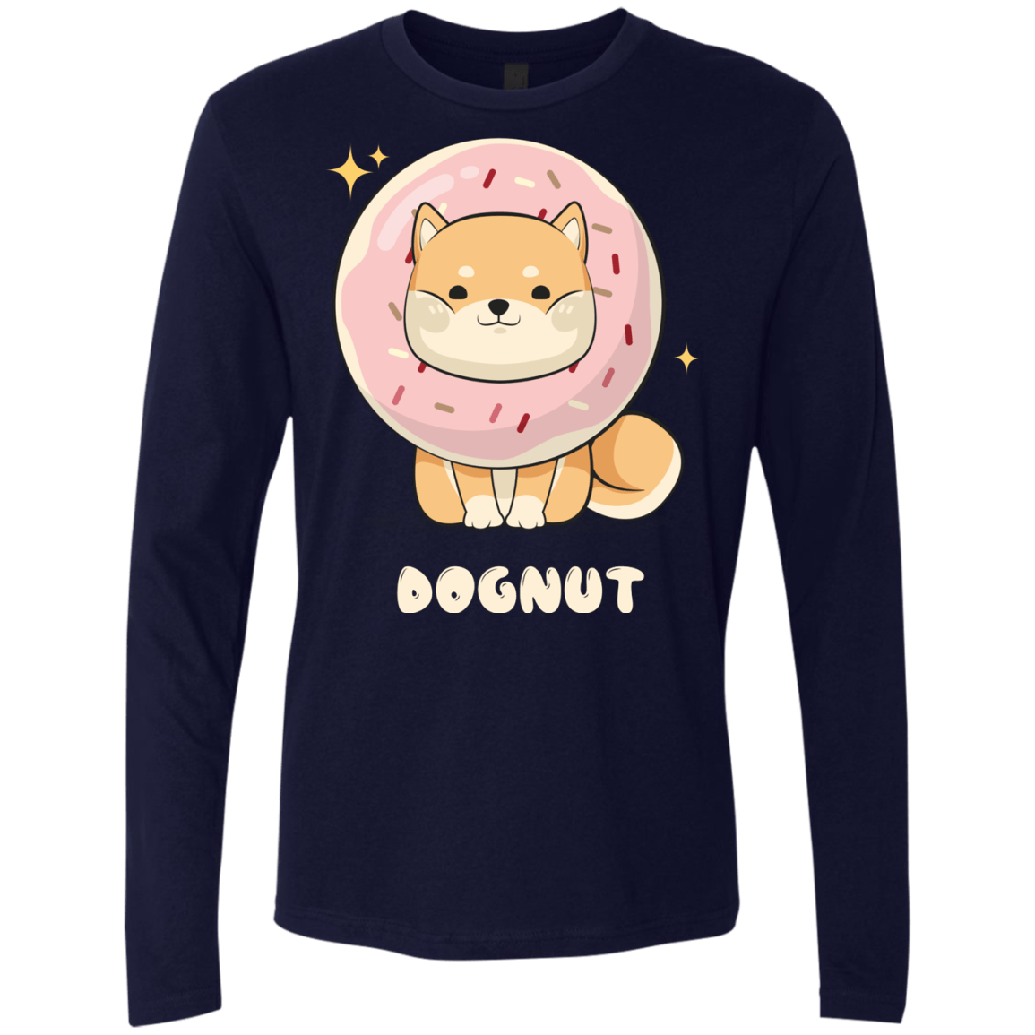 T-Shirts Midnight Navy / Small Dognut Men's Premium Long Sleeve