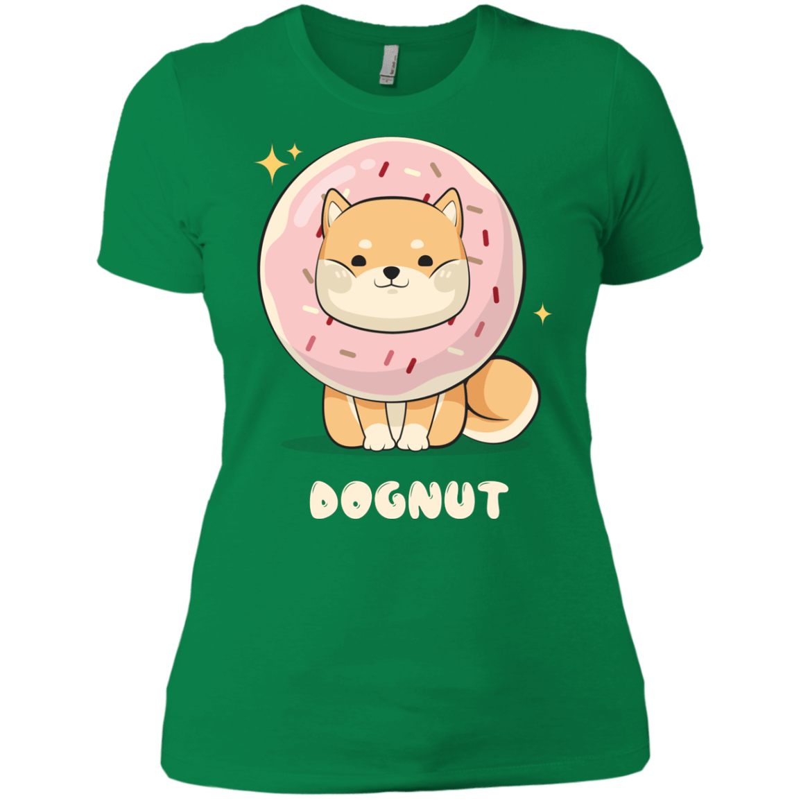 T-Shirts Kelly Green / X-Small Dognut Women's Premium T-Shirt