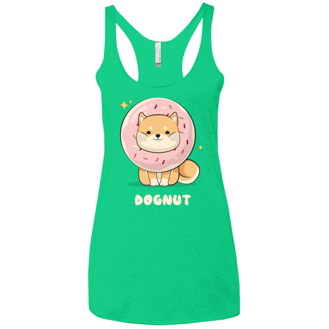 T-Shirts Envy / X-Small Dognut Women's Triblend Racerback Tank