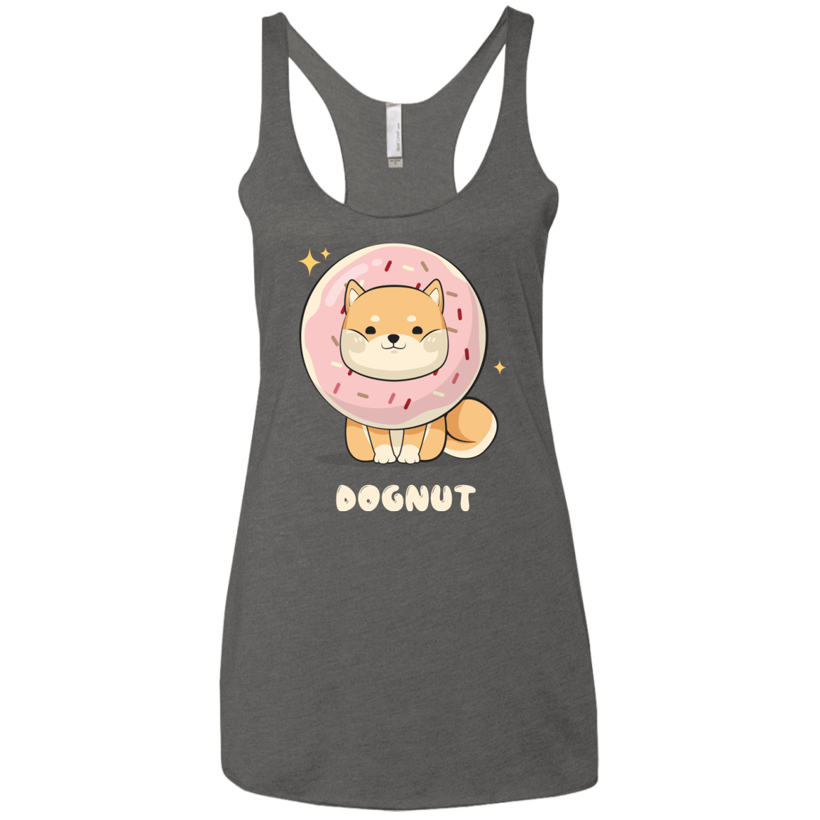 T-Shirts Premium Heather / X-Small Dognut Women's Triblend Racerback Tank