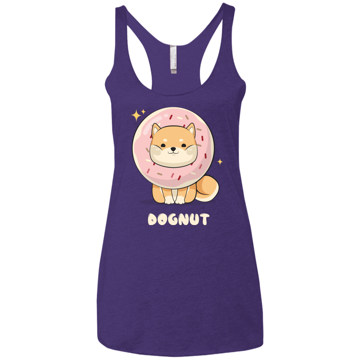 T-Shirts Purple Rush / X-Small Dognut Women's Triblend Racerback Tank