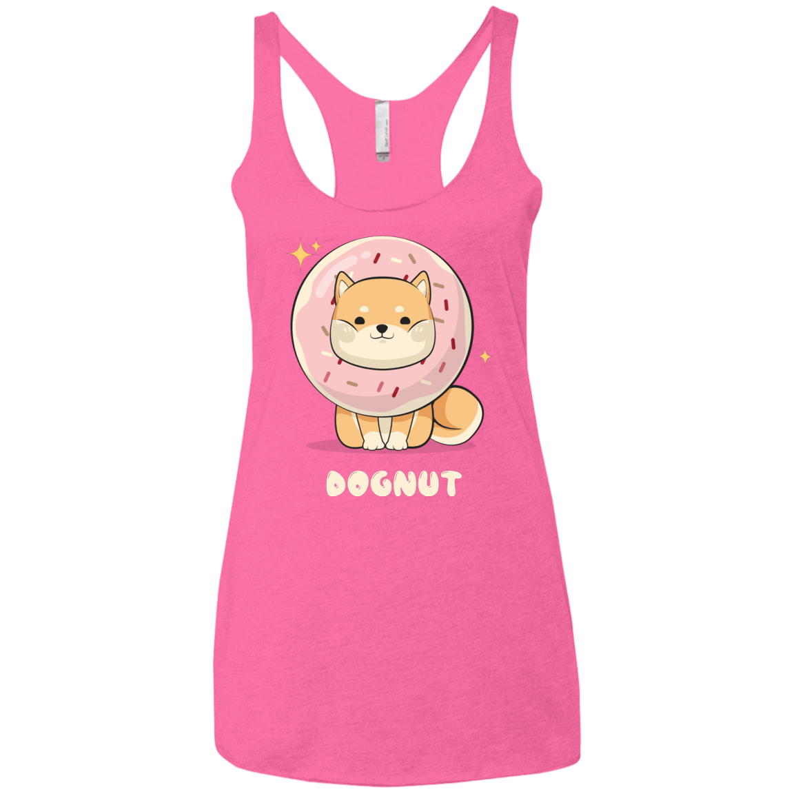 T-Shirts Vintage Pink / X-Small Dognut Women's Triblend Racerback Tank