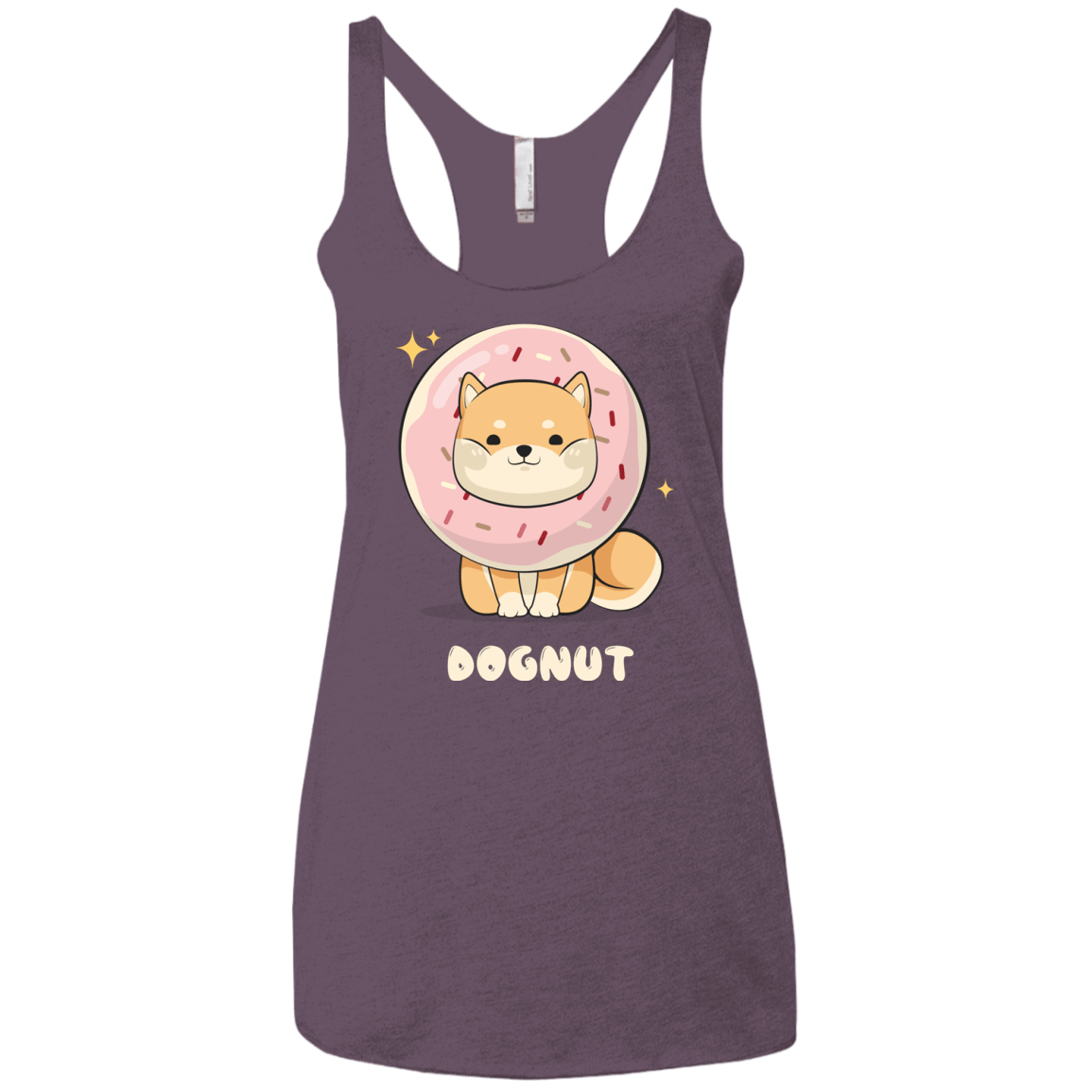 T-Shirts Vintage Purple / X-Small Dognut Women's Triblend Racerback Tank