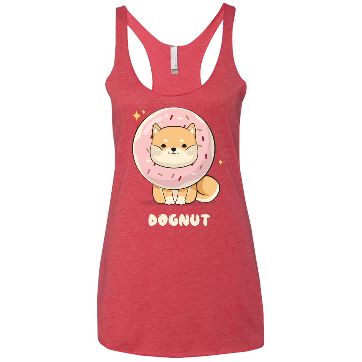 T-Shirts Vintage Red / X-Small Dognut Women's Triblend Racerback Tank