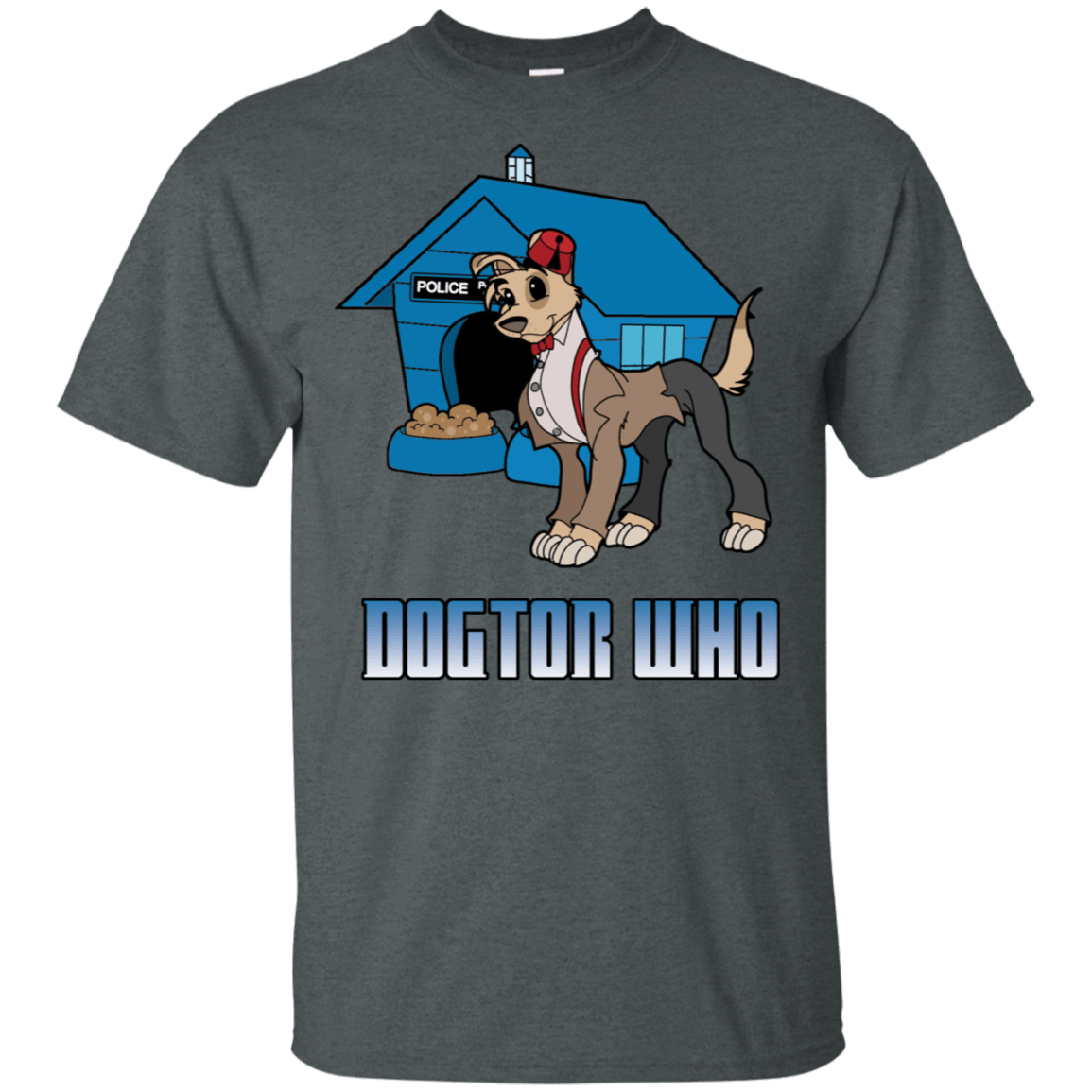 T-Shirts Dark Heather / S Dogtor Who T-Shirt