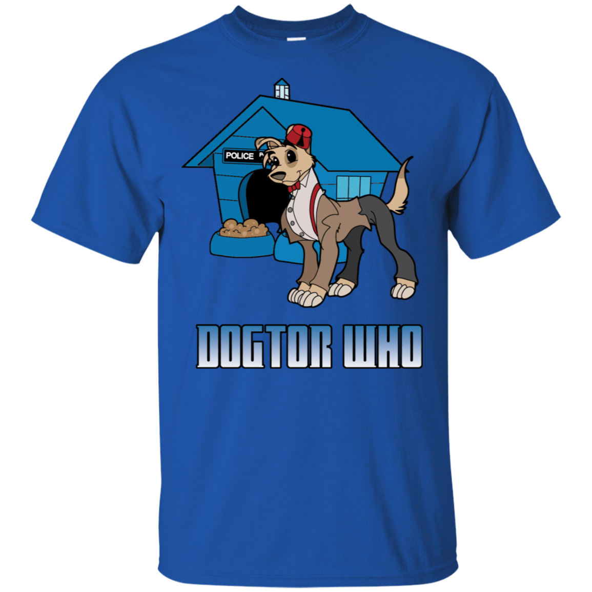 T-Shirts Royal / S Dogtor Who T-Shirt