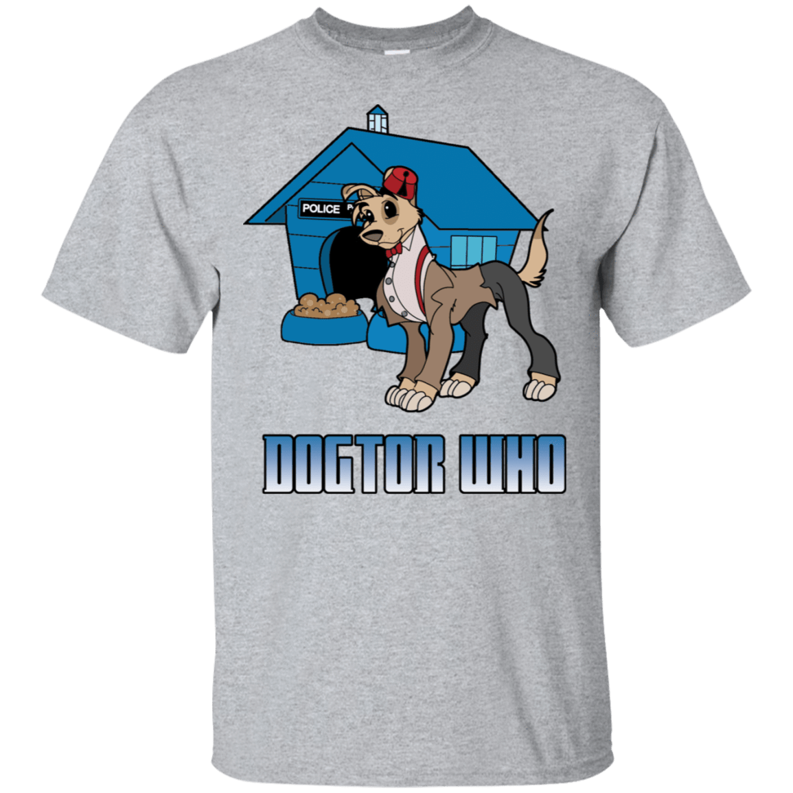 T-Shirts Sport Grey / S Dogtor Who T-Shirt