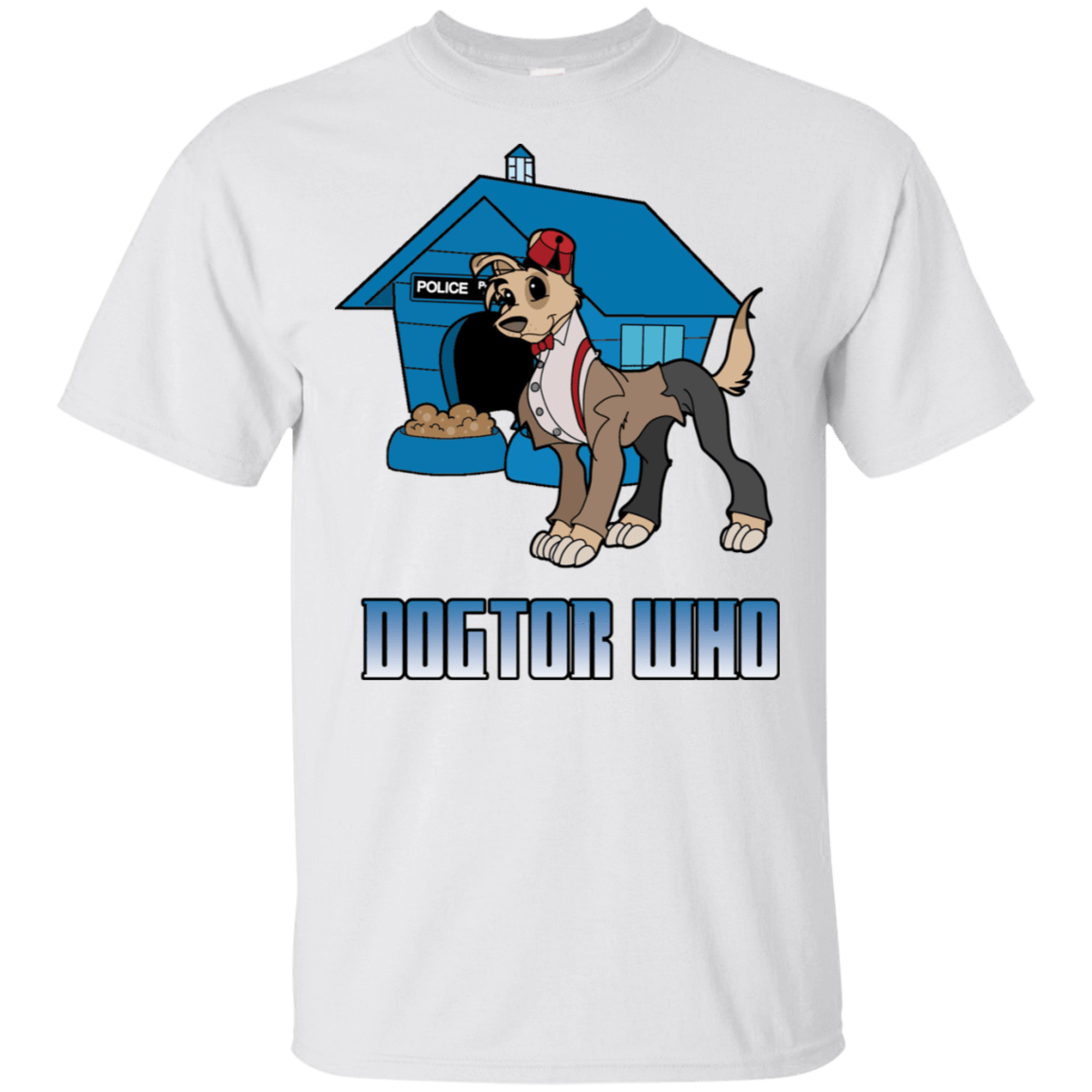 T-Shirts White / S Dogtor Who T-Shirt