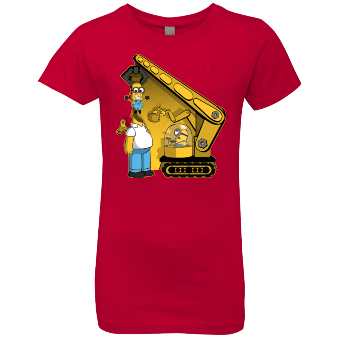 T-Shirts Red / YXS Doh Minion Girls Premium T-Shirt