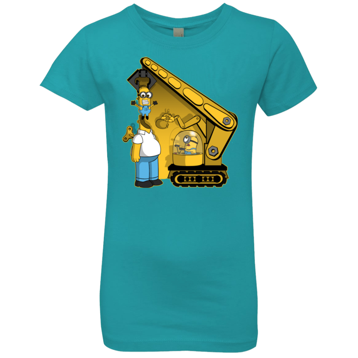 T-Shirts Tahiti Blue / YXS Doh Minion Girls Premium T-Shirt