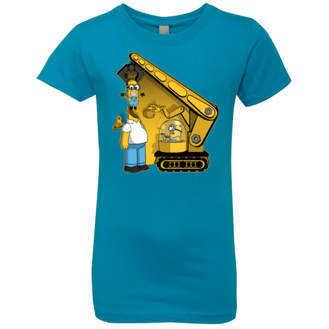 T-Shirts Turquoise / YXS Doh Minion Girls Premium T-Shirt