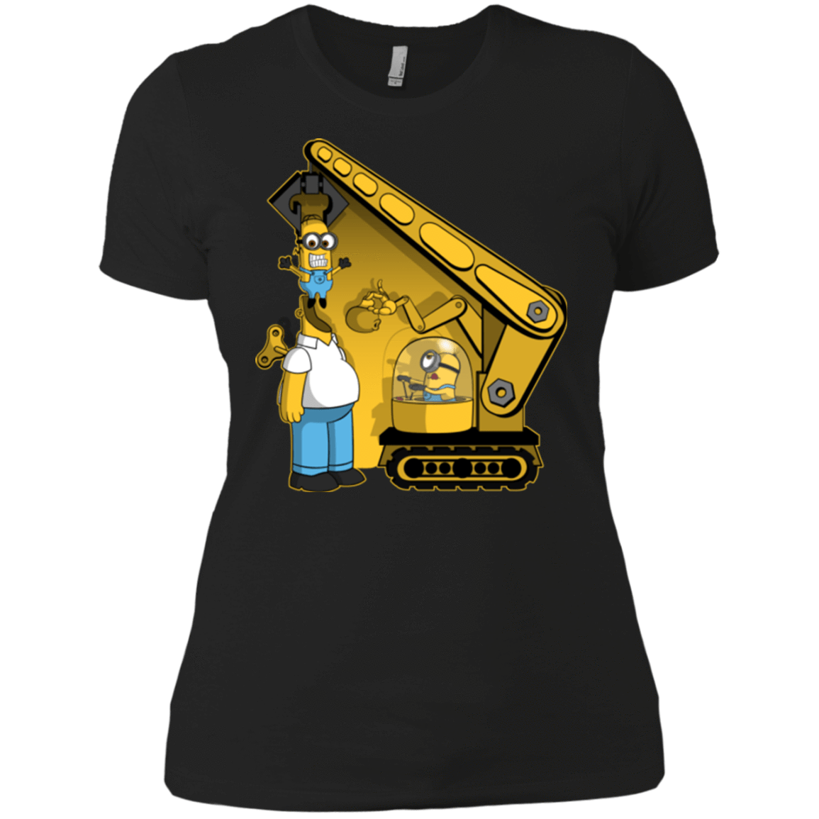 T-Shirts Black / X-Small Doh Minion Women's Premium T-Shirt