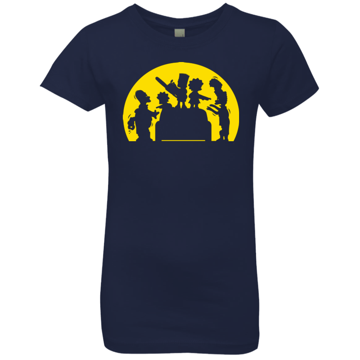 T-Shirts Midnight Navy / YXS Doh Zombies Girls Premium T-Shirt