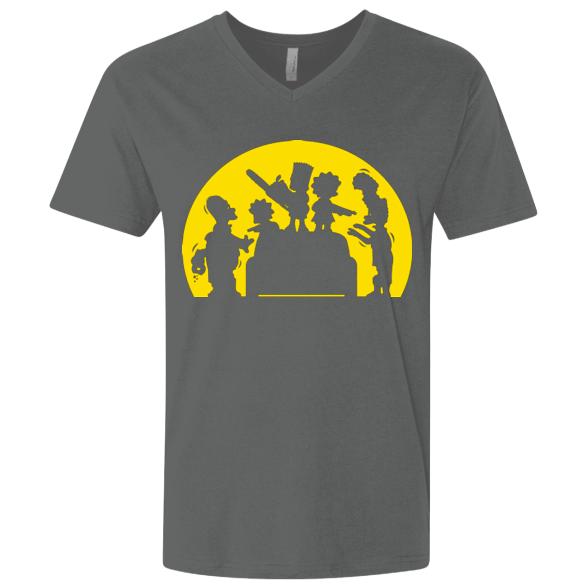 T-Shirts Heavy Metal / X-Small Doh Zombies Men's Premium V-Neck