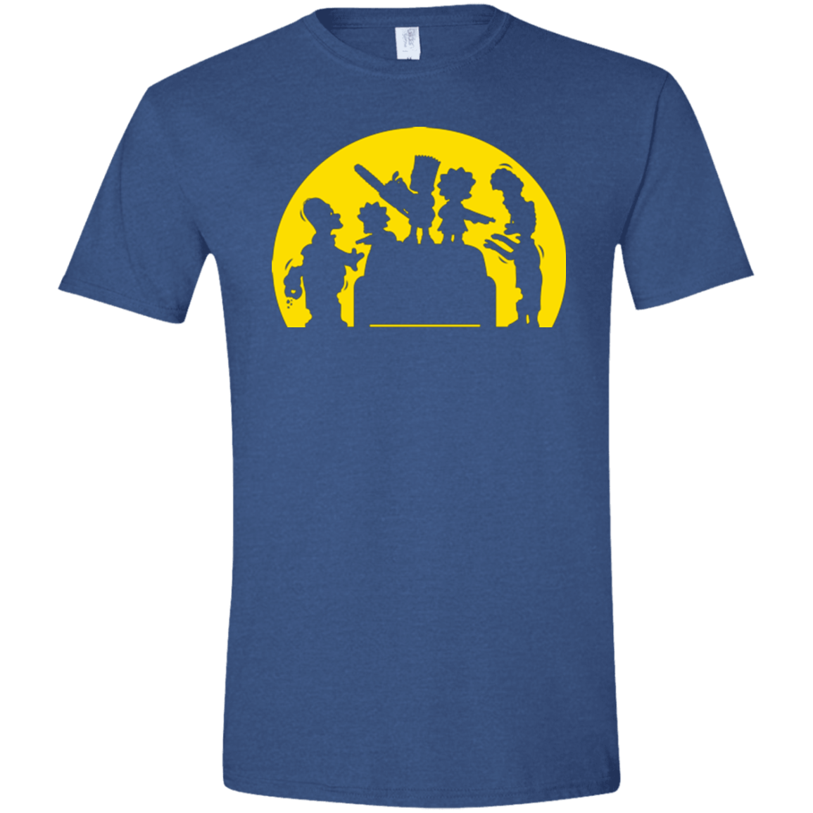 T-Shirts Heather Royal / X-Small Doh Zombies Men's Semi-Fitted Softstyle