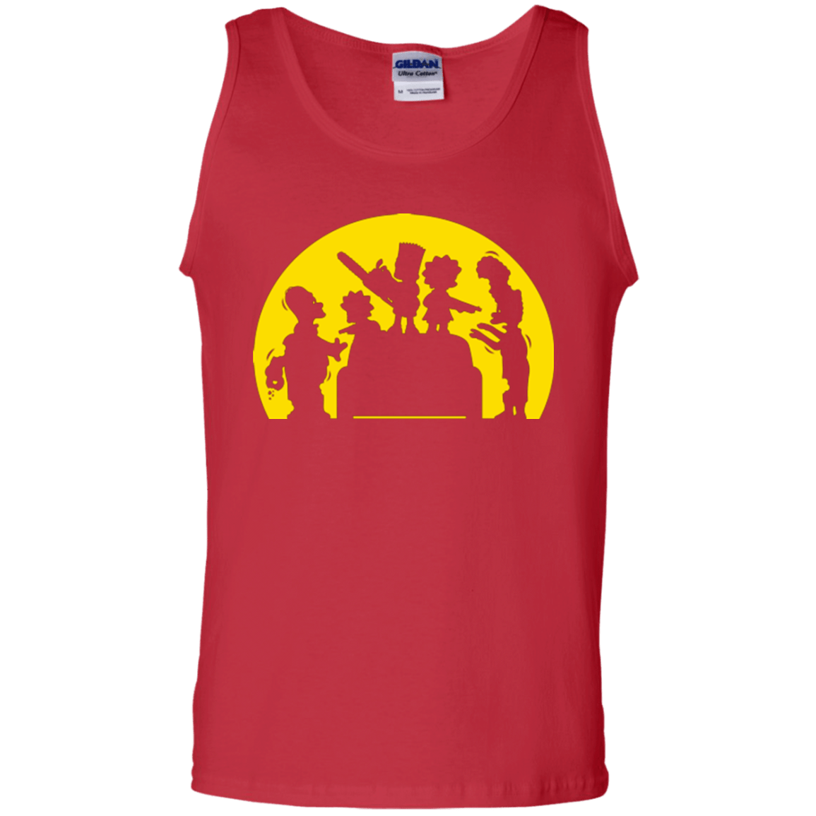 T-Shirts Red / S Doh Zombies Men's Tank Top