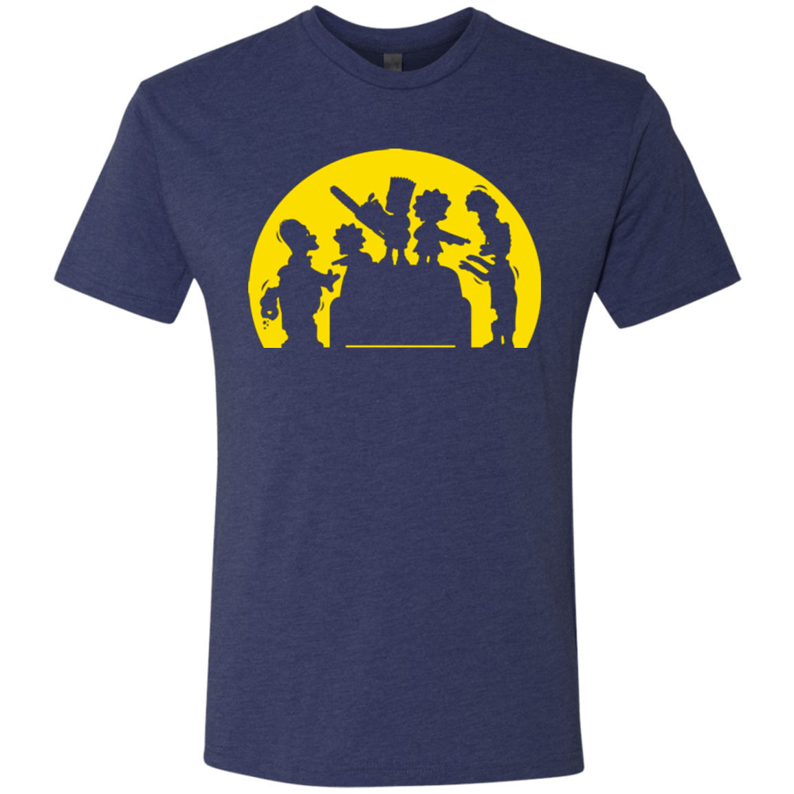 T-Shirts Vintage Navy / S Doh Zombies Men's Triblend T-Shirt