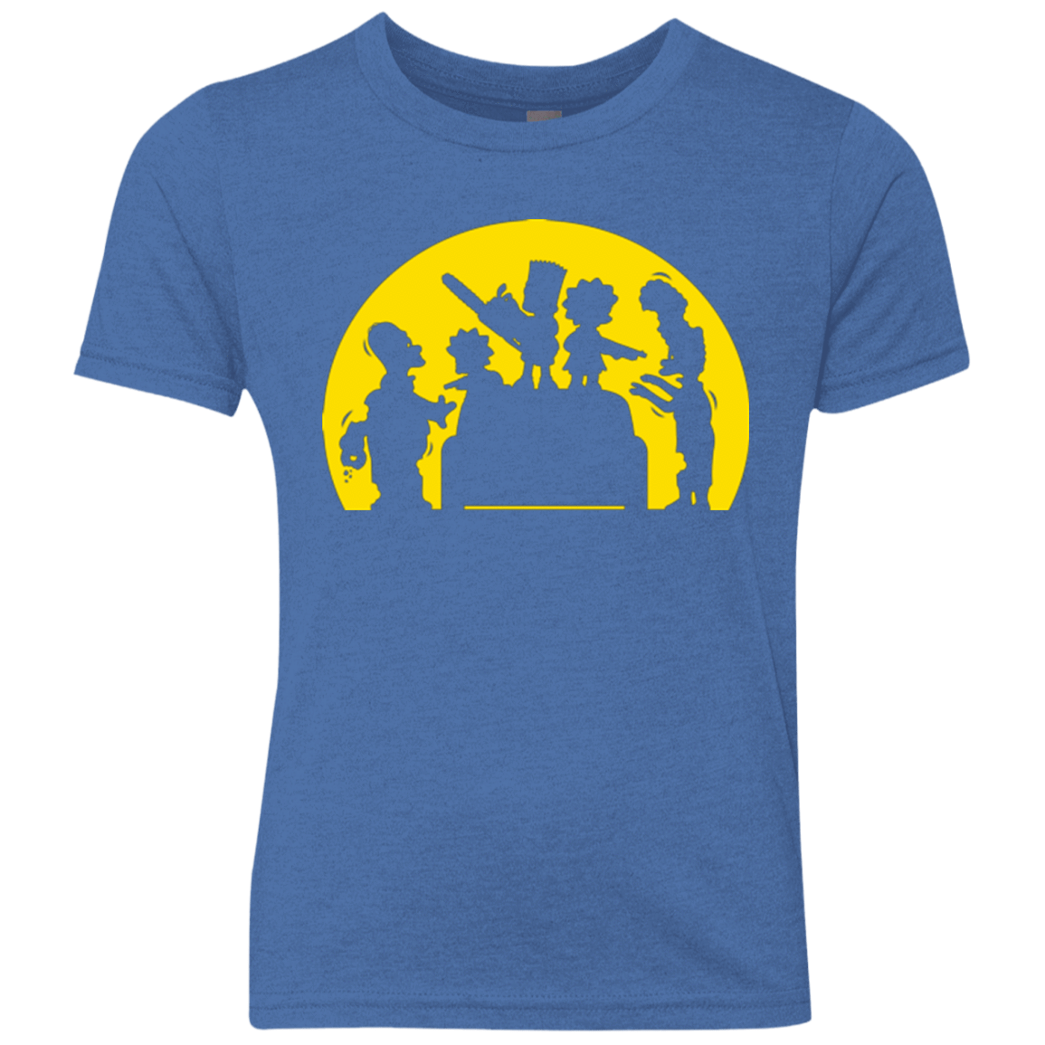 T-Shirts Vintage Royal / YXS Doh Zombies Youth Triblend T-Shirt