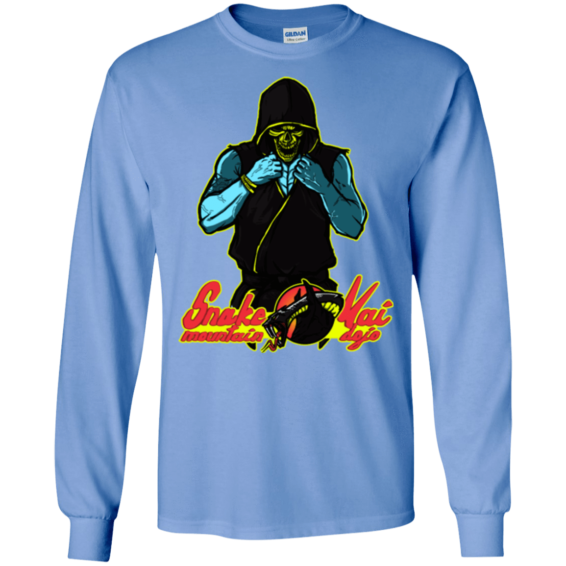 T-Shirts Carolina Blue / S Dojo Master Men's Long Sleeve T-Shirt