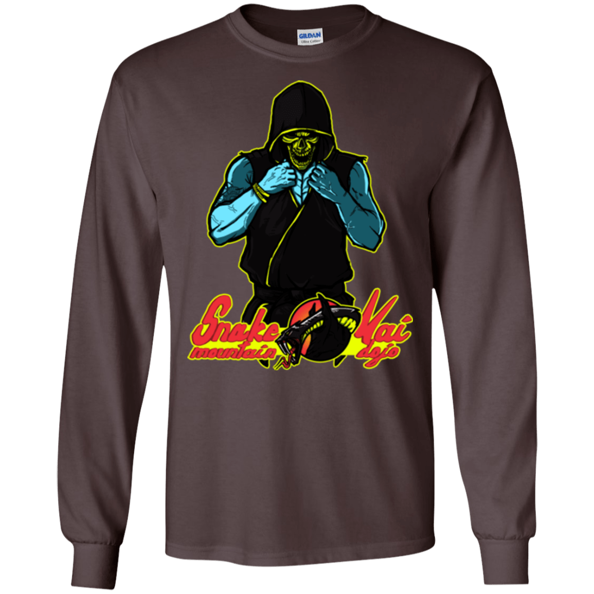 T-Shirts Dark Chocolate / S Dojo Master Men's Long Sleeve T-Shirt