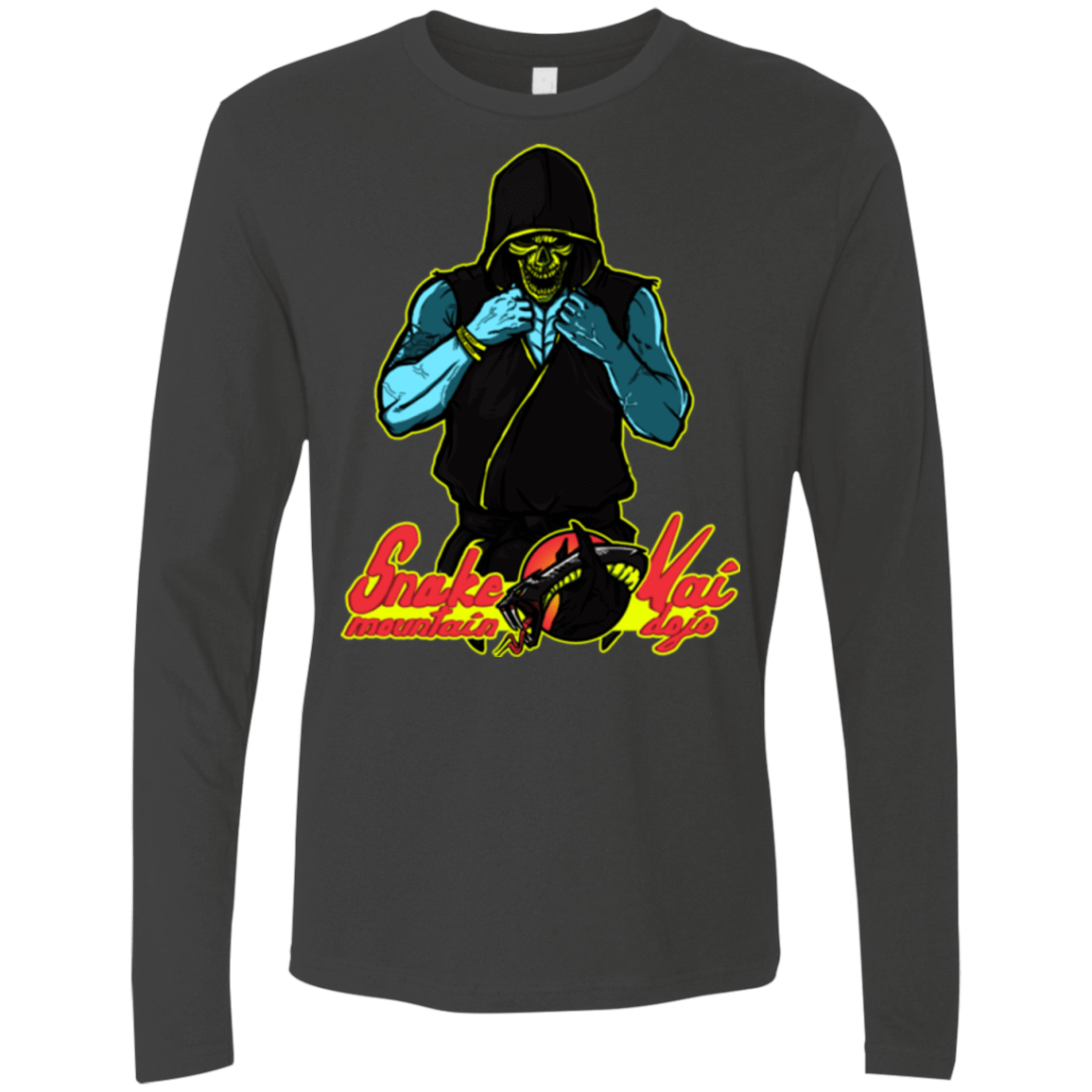 T-Shirts Heavy Metal / S Dojo Master Men's Premium Long Sleeve