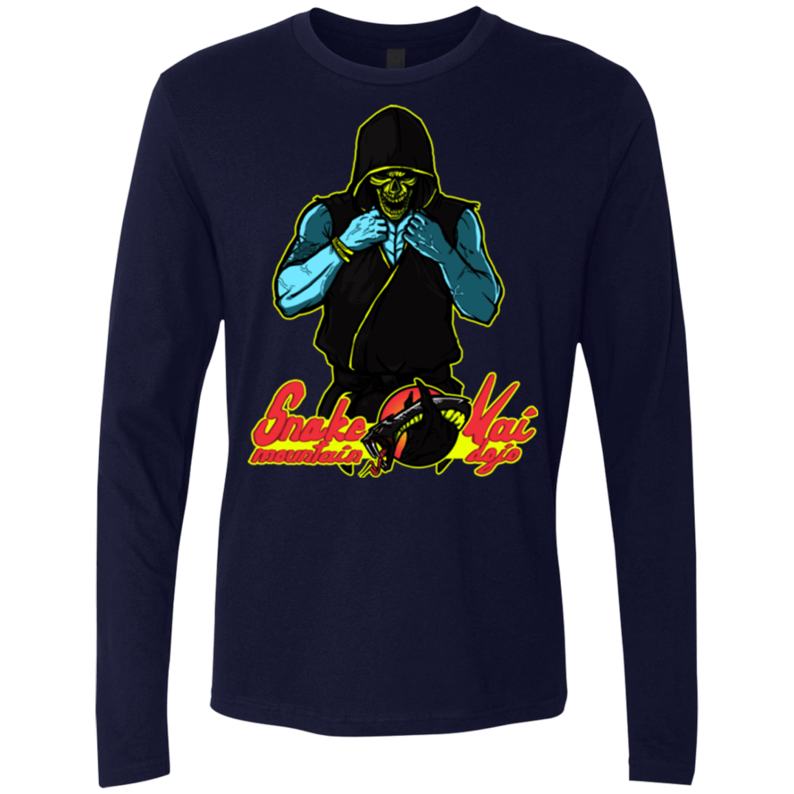 T-Shirts Midnight Navy / S Dojo Master Men's Premium Long Sleeve