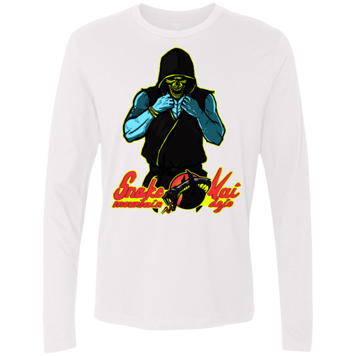 T-Shirts White / S Dojo Master Men's Premium Long Sleeve