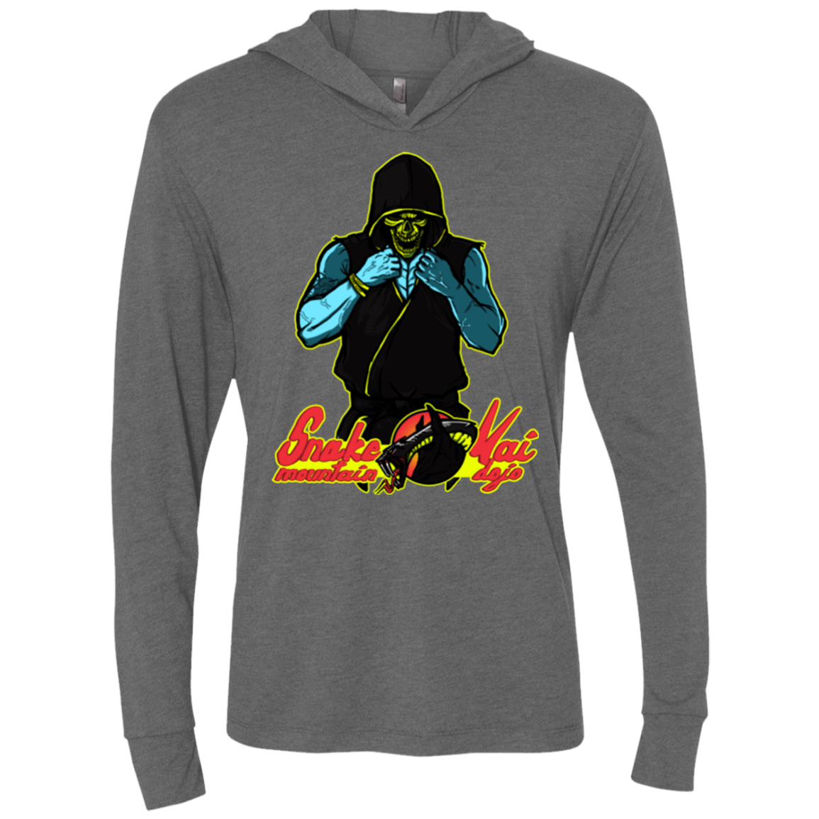 T-Shirts Premium Heather / X-Small Dojo Master Triblend Long Sleeve Hoodie Tee