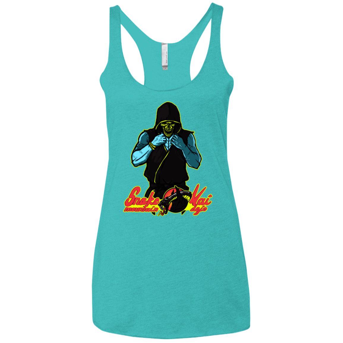 T-Shirts Tahiti Blue / X-Small Dojo Master Women's Triblend Racerback Tank