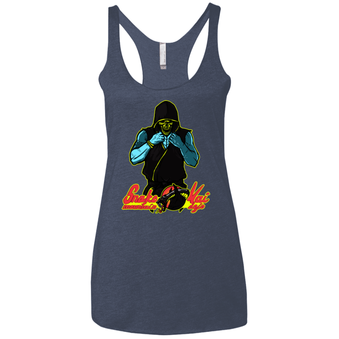 T-Shirts Vintage Navy / X-Small Dojo Master Women's Triblend Racerback Tank