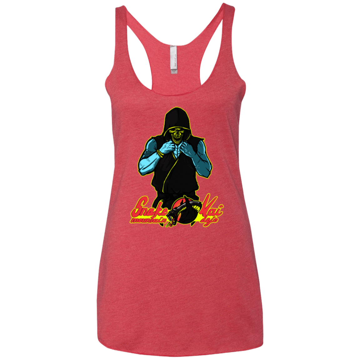 T-Shirts Vintage Red / X-Small Dojo Master Women's Triblend Racerback Tank