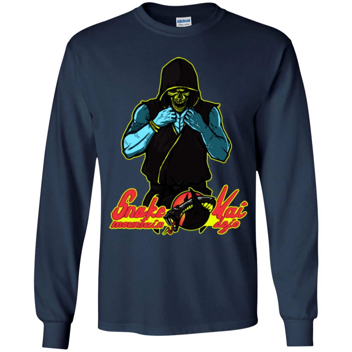 T-Shirts Navy / YS Dojo Master Youth Long Sleeve T-Shirt