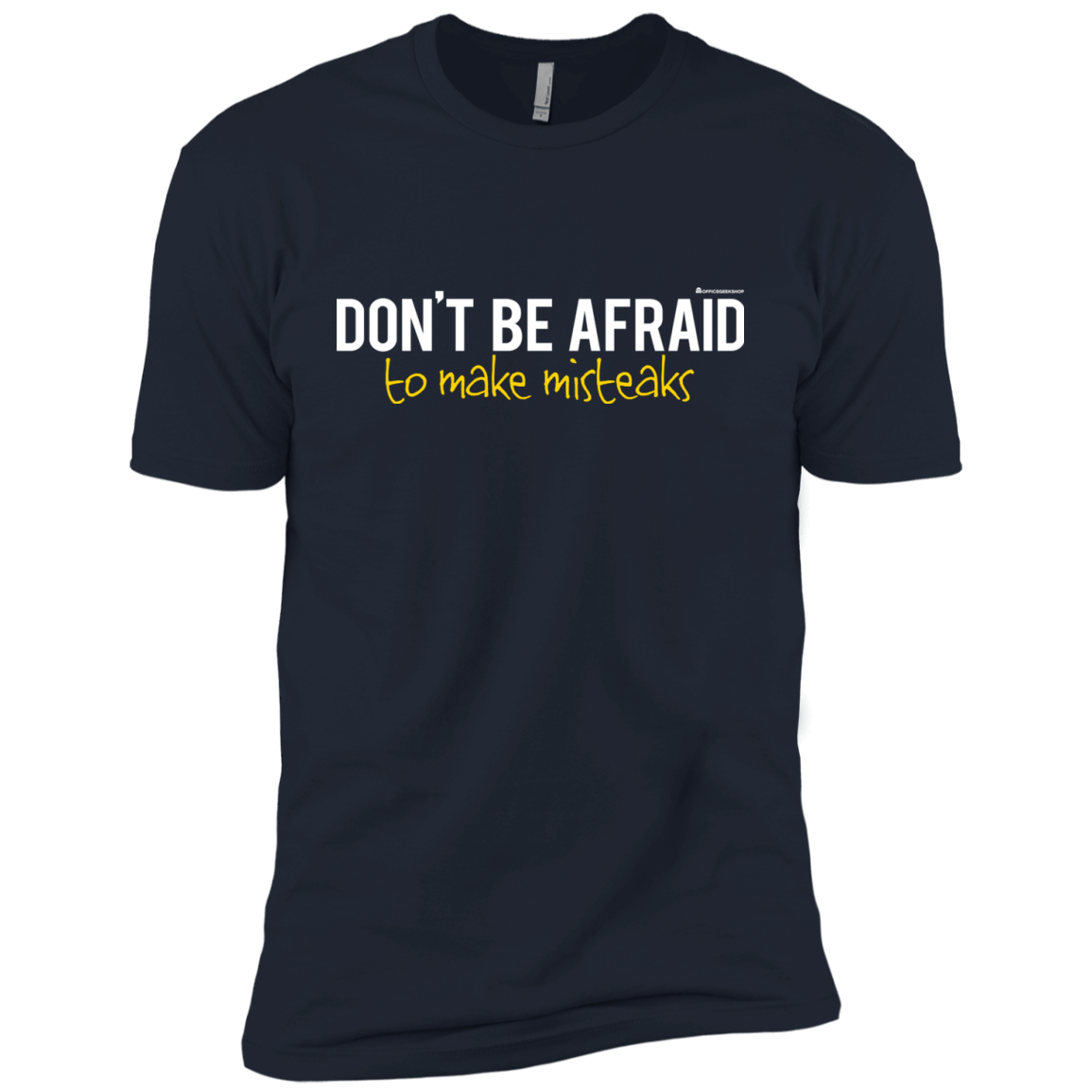 T-Shirts Midnight Navy / YXS Don_t Be Afraid To Make Misteaks Boys Premium T-Shirt