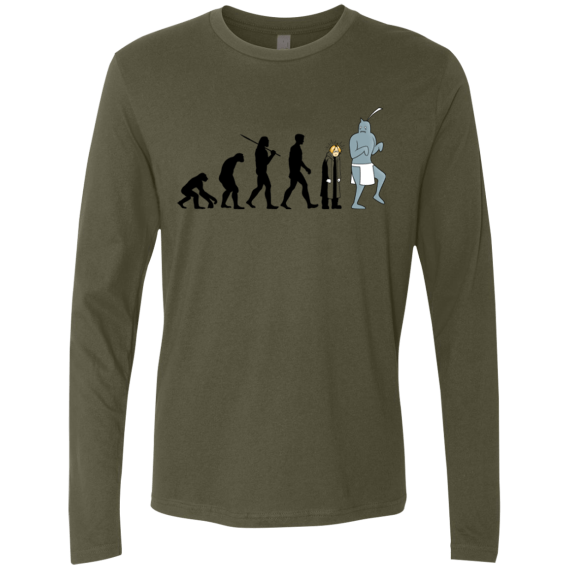T-Shirts Military Green / Small Don't Call Me Shorty Men's Premium Long Sleeve