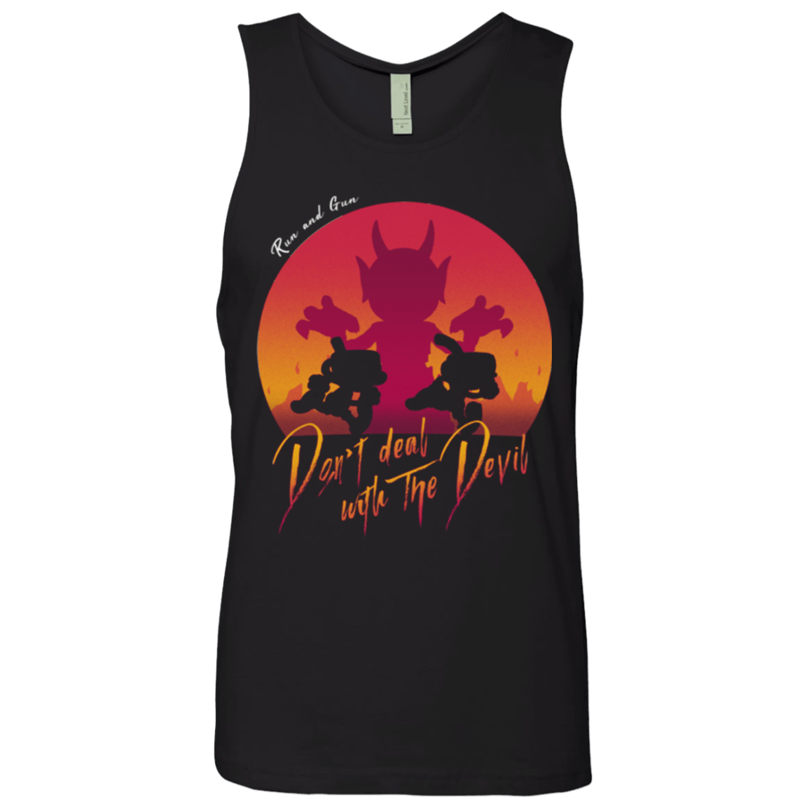 T-Shirts Black / Small Don't deal with the Devil Men's Premium Tank Top