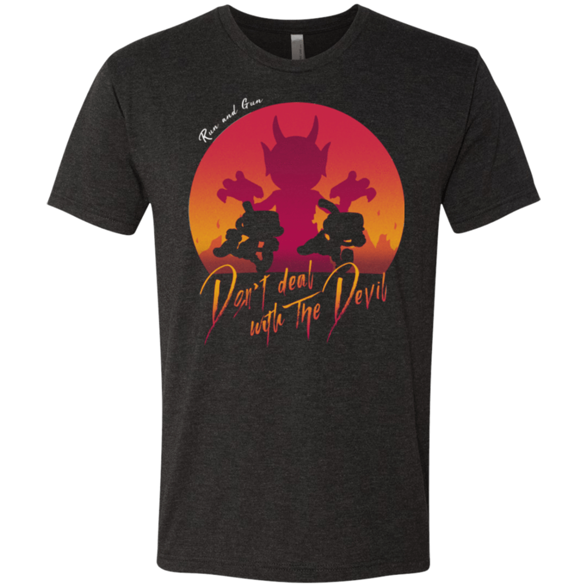 T-Shirts Vintage Black / Small Don't deal with the Devil Men's Triblend T-Shirt