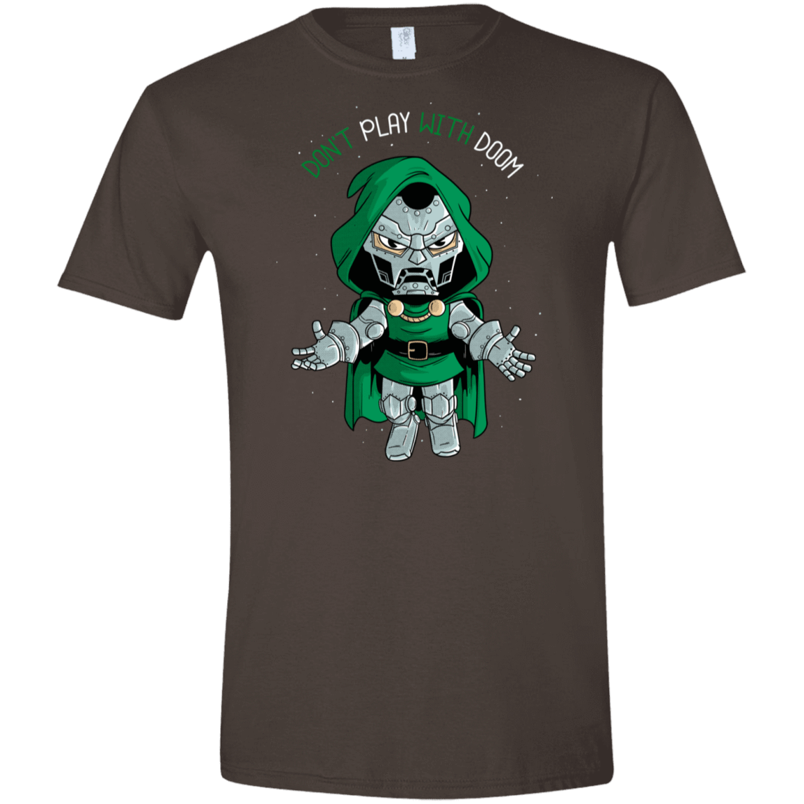 T-Shirts Dark Chocolate / S Don't Play With Doom Men's Semi-Fitted Softstyle