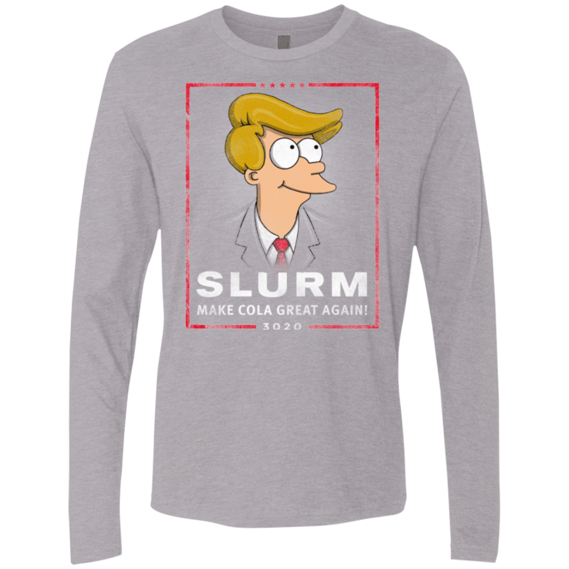 T-Shirts Heather Grey / Small Donald J Fry Elect Men's Premium Long Sleeve