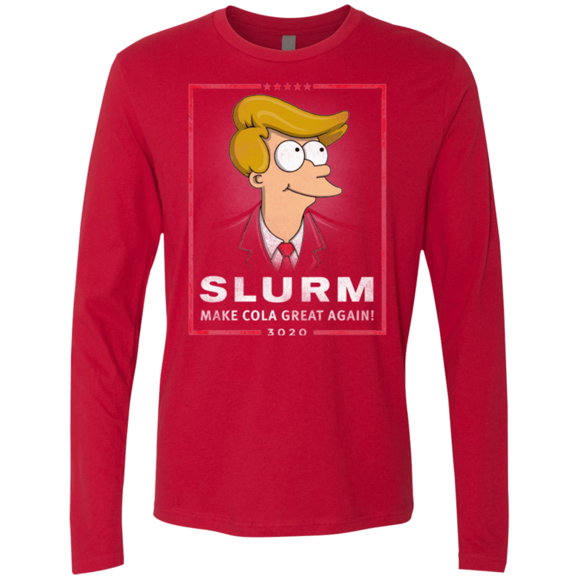 T-Shirts Red / Small Donald J Fry Elect Men's Premium Long Sleeve