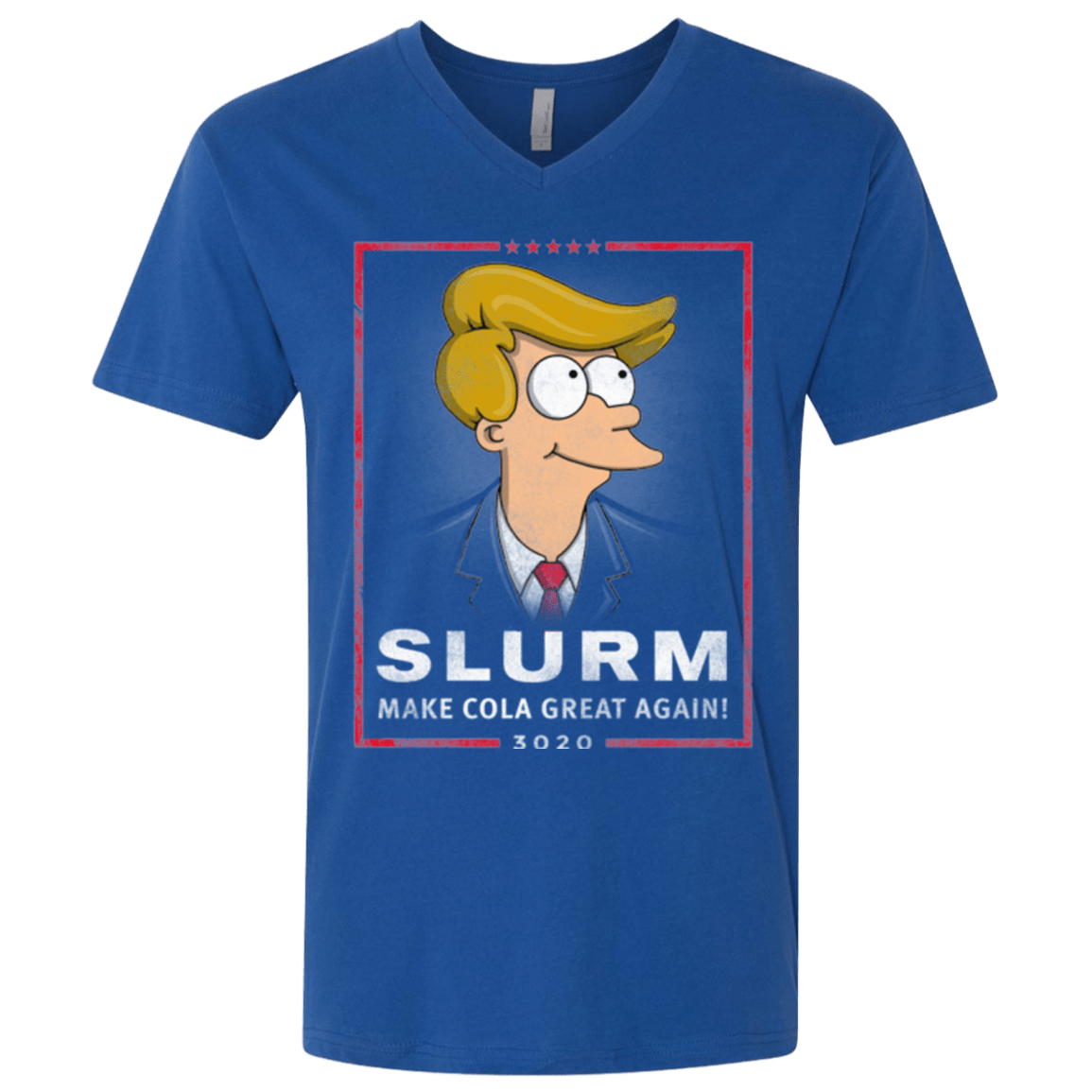 T-Shirts Royal / X-Small Donald J Fry Elect Men's Premium V-Neck