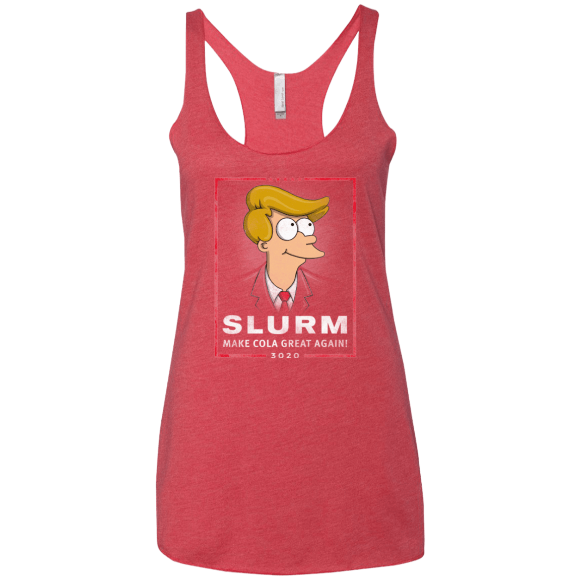 T-Shirts Vintage Red / X-Small Donald J Fry Elect Women's Triblend Racerback Tank