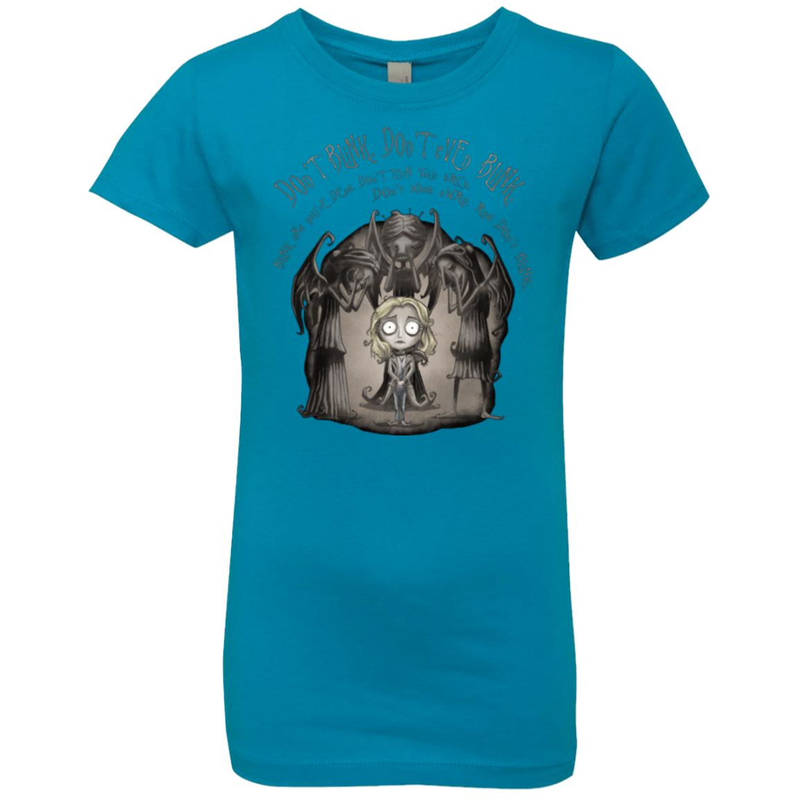 T-Shirts Turquoise / YXS Dont Blink Girls Premium T-Shirt