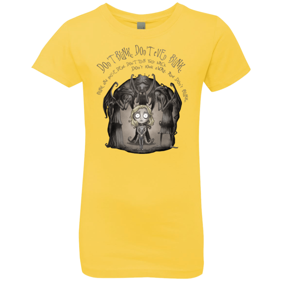 T-Shirts Vibrant Yellow / YXS Dont Blink Girls Premium T-Shirt