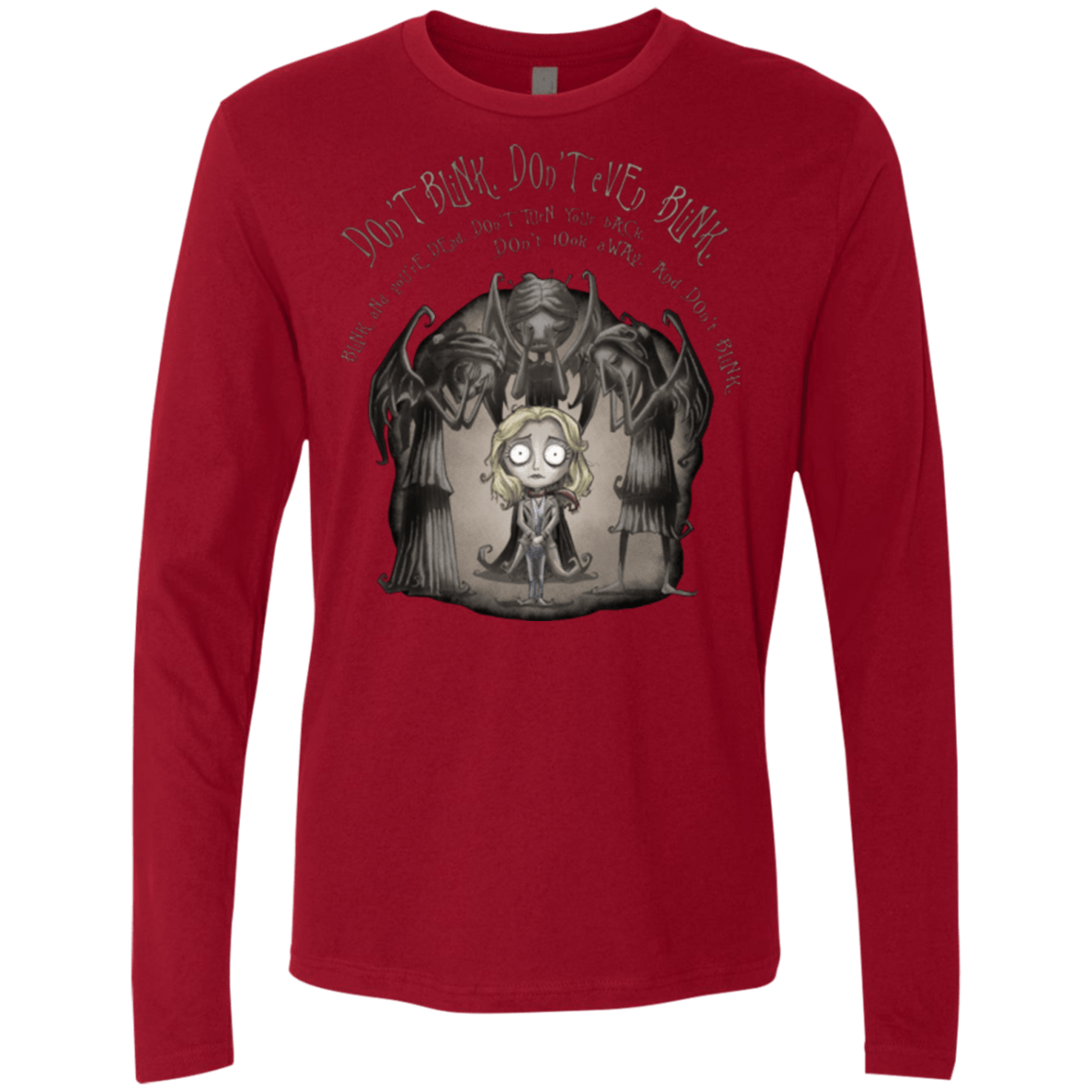 T-Shirts Cardinal / Small Dont Blink Men's Premium Long Sleeve