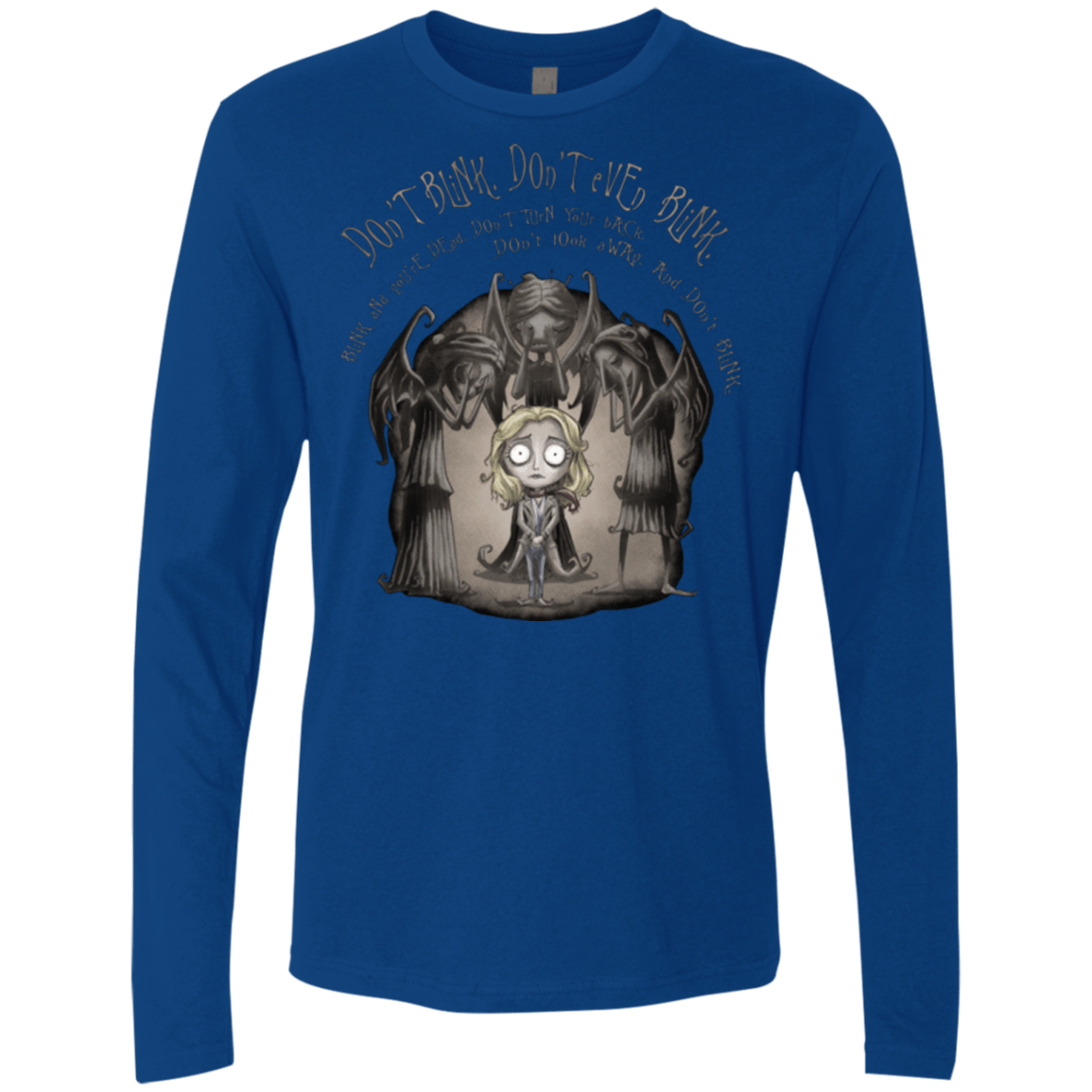 T-Shirts Royal / Small Dont Blink Men's Premium Long Sleeve