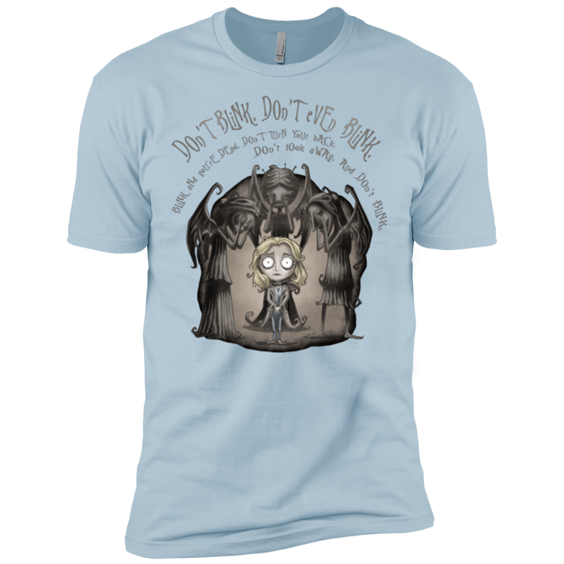 T-Shirts Light Blue / X-Small Dont Blink Men's Premium T-Shirt