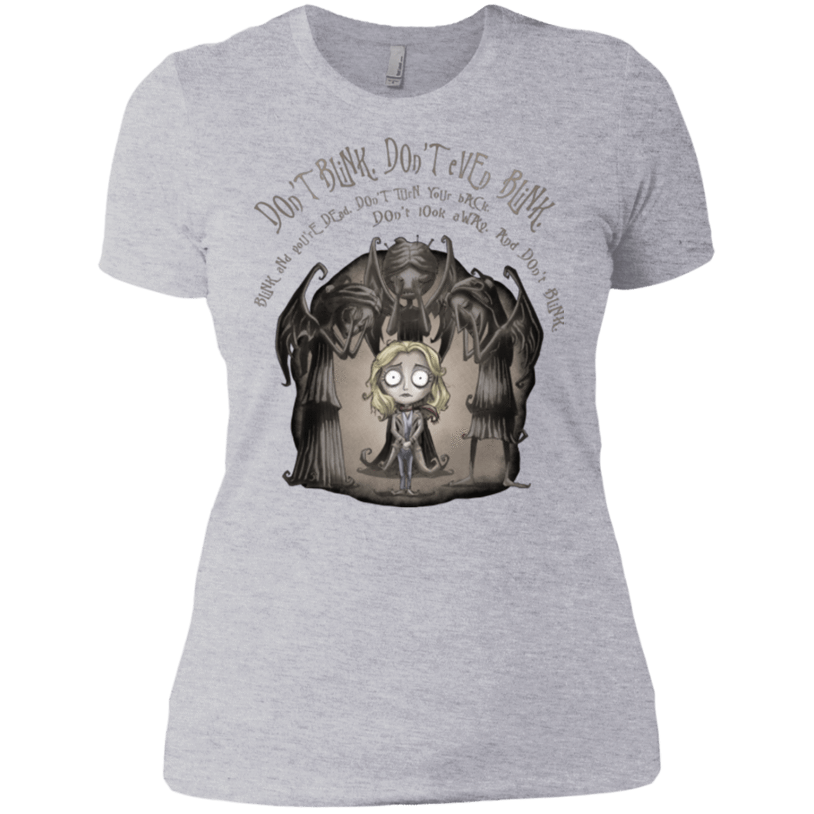T-Shirts Heather Grey / X-Small Dont Blink Women's Premium T-Shirt