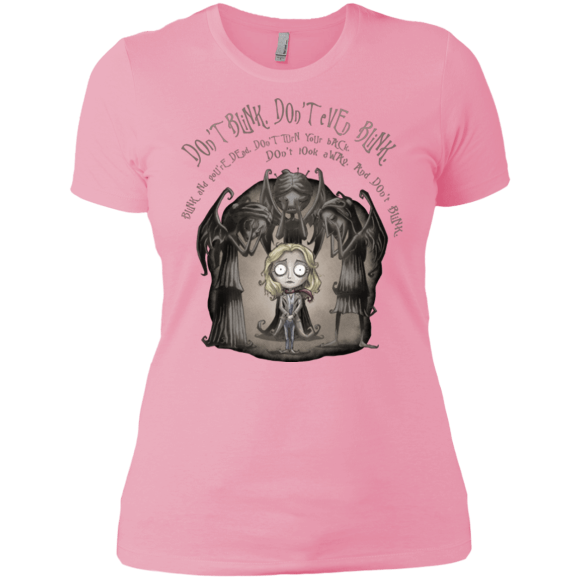 T-Shirts Light Pink / X-Small Dont Blink Women's Premium T-Shirt