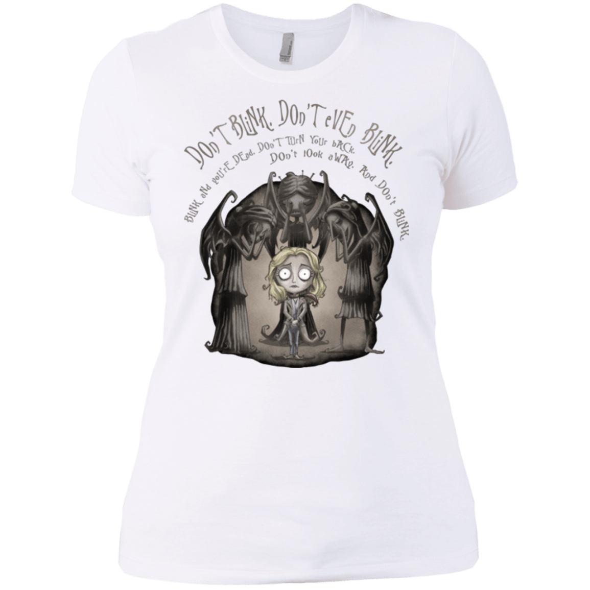 T-Shirts White / X-Small Dont Blink Women's Premium T-Shirt